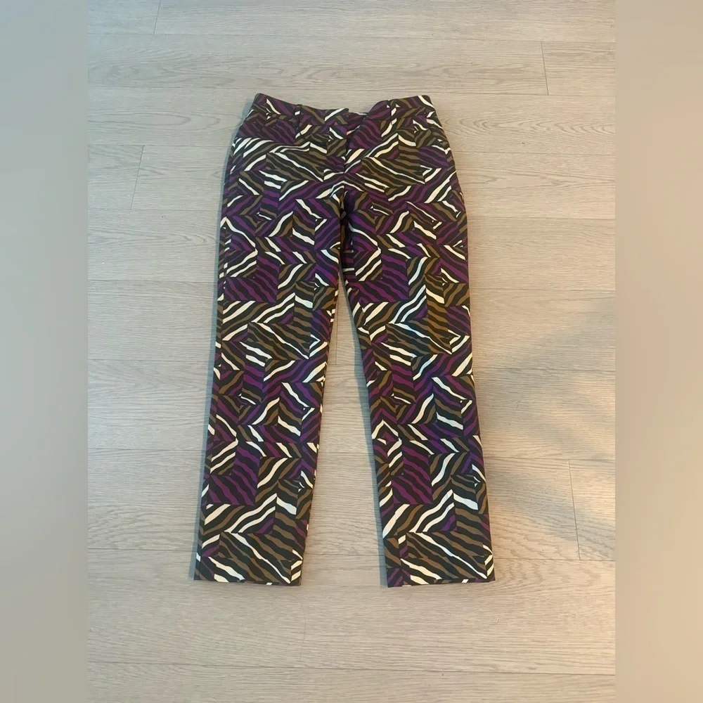 Weekend Max Mara Ravello Colorful Trouser Size 8 - Picture 2 of 5